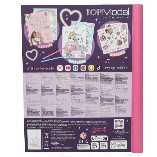 TOP Model Раскраска со светодиодами и звуком 13722 13722 фото