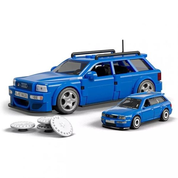 Hot Wheels колекційна машинка-конструктор Brick Shop Speed Audi Avant RS2 (JGR28) JGR28 фото