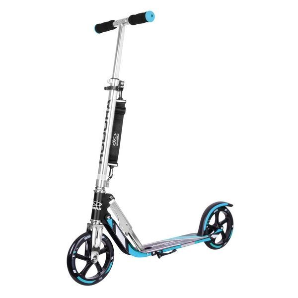 Самокат HUDORA Scooter Big Wheel Step RX205 - Black/Blue черный/синий 14750 фото