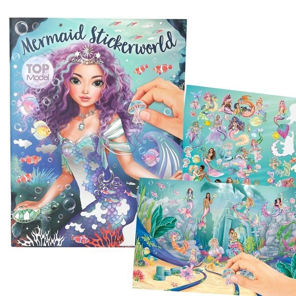 Альбом для стікерів металік Top Model Stickerworld MERMAID 13395 13395 фото