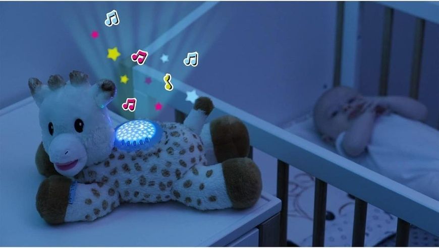 Плюшева іграшка-нічник Sophie La Girafe зі світлом та звуками 3056568507397 фото