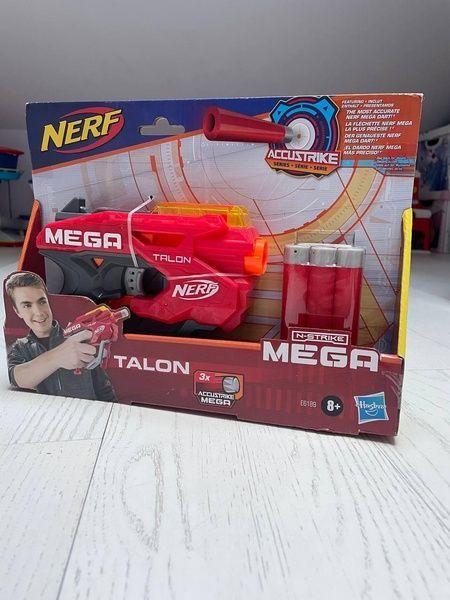 Игрушечный бластер Nerf Mega Talon N-Strike E6189 Нерф E6189 фото