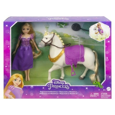 Игровой набор Disney Princess Рапунцель Принцесса с верным другом Максимусом HLW23 HLW23 фото