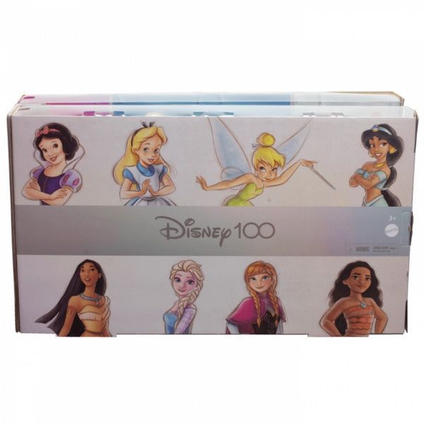 Коллекция из 8 модных кукол Дисней с аксессуарами Mattel Disney Princess Fashion Doll 8-Pack HRF55 фото