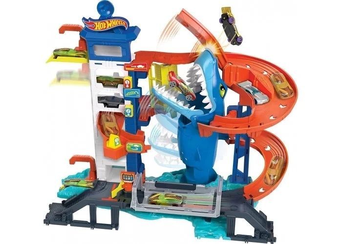 Hot Wheels Игровой набор Побег от злой акулы HMF86 HMF86 фото