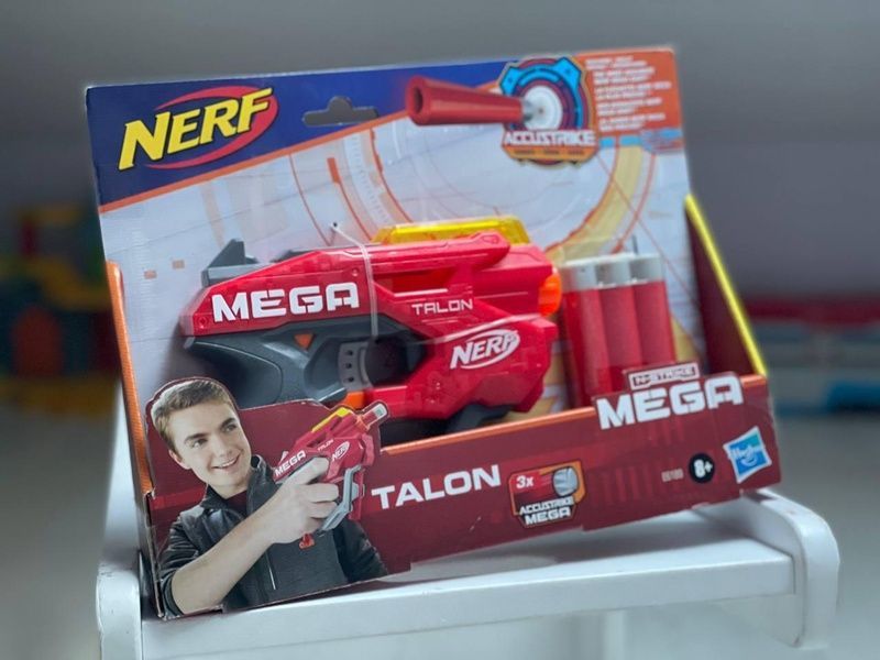 Игрушечный бластер Nerf Mega Talon N-Strike E6189 Нерф E6189 фото