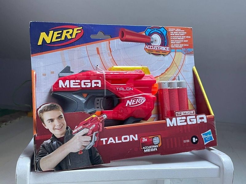 Игрушечный бластер Nerf Mega Talon N-Strike E6189 Нерф E6189 фото
