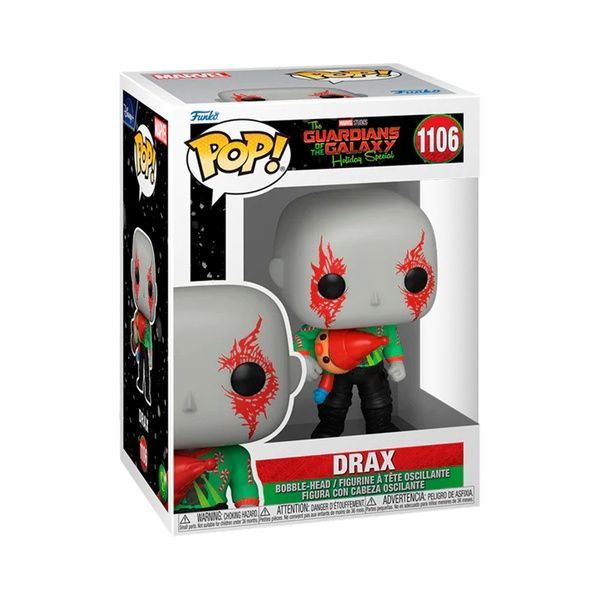 Funko Pop Фігурка Фанко Поп Guardians of the Galaxy Holiday special серії Вартові галактики Дракс 1106 64330 фото