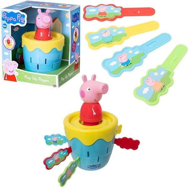 Настільна гра Pop Up Peppa стрибаюча свинка Пеппа для дітей hit фото