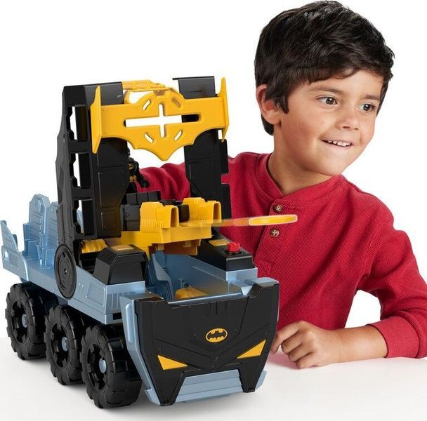 Fisher-Price Imaginext Bat-Tank Бетмен з фігуркою, звуком і світлом &ndash; трансформер HVY04 фото