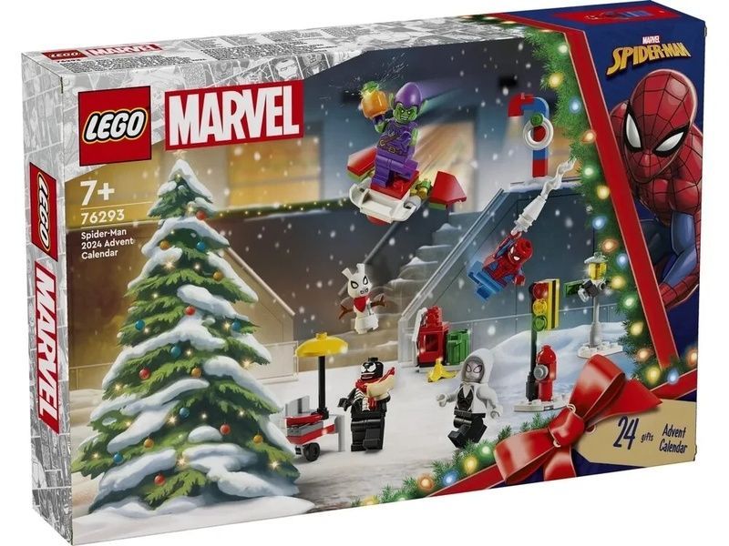 LEGO Новогодний Адвент календарь Marvel Spider- Man календарь Человек-паук Advent 76293 76293 фото