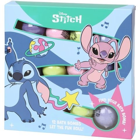 Набор бомбочек для ванны Disney Stitch 12 шт 360 г 3218690 фото