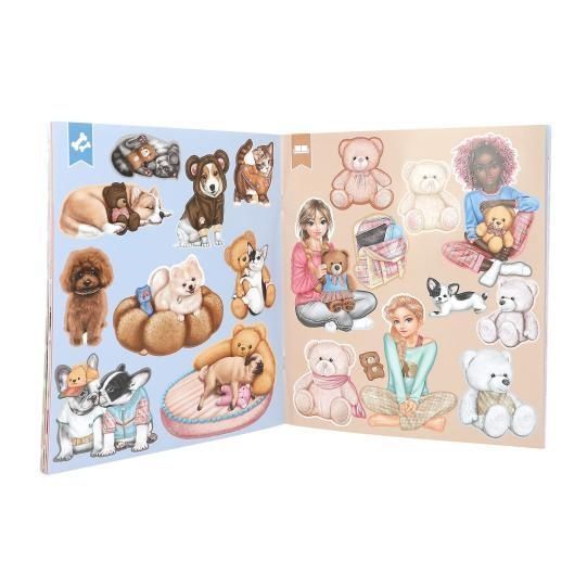 Альбом для стикеров Top model Sticker World Team Teddy стикербук топ модел набор для творчества(13209) 13209 фото