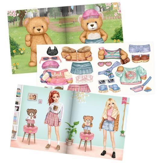 Альбом для стикеров Top model Sticker World Team Teddy стикербук топ модел набор для творчества(13209) 13209 фото