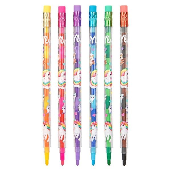 Набір кольорових олівців Ylvi Color Twinnies 6 шт 12279 12279 фото