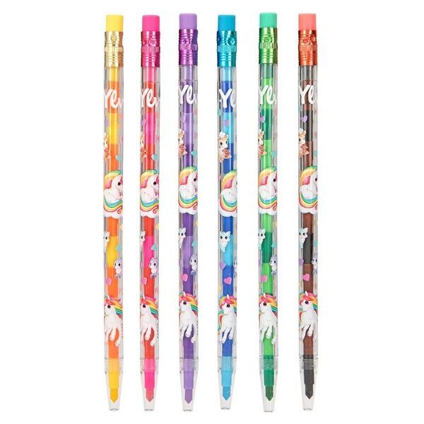 Набір кольорових олівців Ylvi Color Twinnies 6 шт 12279 12279 фото
