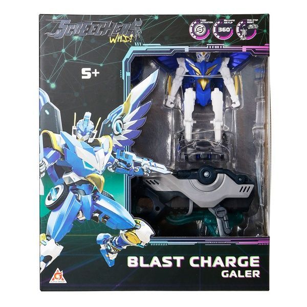 Screechers Wild Blast Charge Galer S5 L1 V2 Машинка-трансформер скрічер Галер KS686111 фото