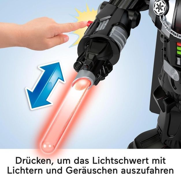 Fisher-Price Imaginext Star Wars Darth Vader Bot &ndash; интерактивная фигурка 60 см со звуком, светом и штурмовиком HXG51 фото