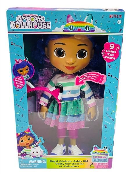 Интерактивная кукла Gabby's Dollhouse Gabby Girl кукла Габби Пой и празднуй 20148434 фото