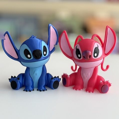 Игрушка-фигурка Стич и Энджел 3Д 10см Stitch 3Д+ фото