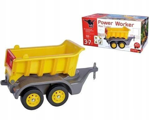 Причіп Big Power Worker Maxi Trailer жовтий 54817 фото