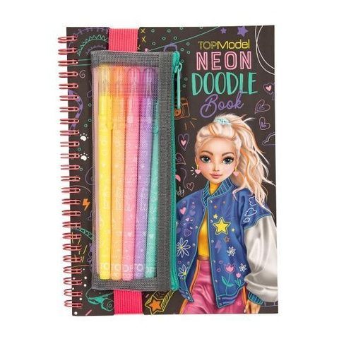 Top Model розмальовка з стікерами та неоновими ручками Neon Doodle Book 13217 13217 фото