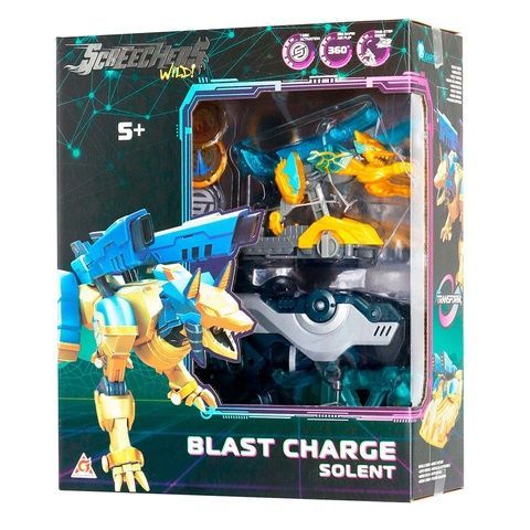 Screechers Wild Blast Charge Solent S5 L1 V2 Машинка-трансформер скричер Солент KS686114 фото