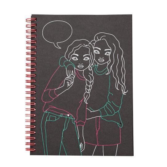 Top Model розмальовка з стікерами та неоновими ручками Neon Doodle Book 13217 13217 фото