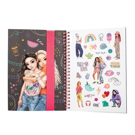 Top Model розмальовка з стікерами та неоновими ручками Neon Doodle Book 13217 13217 фото