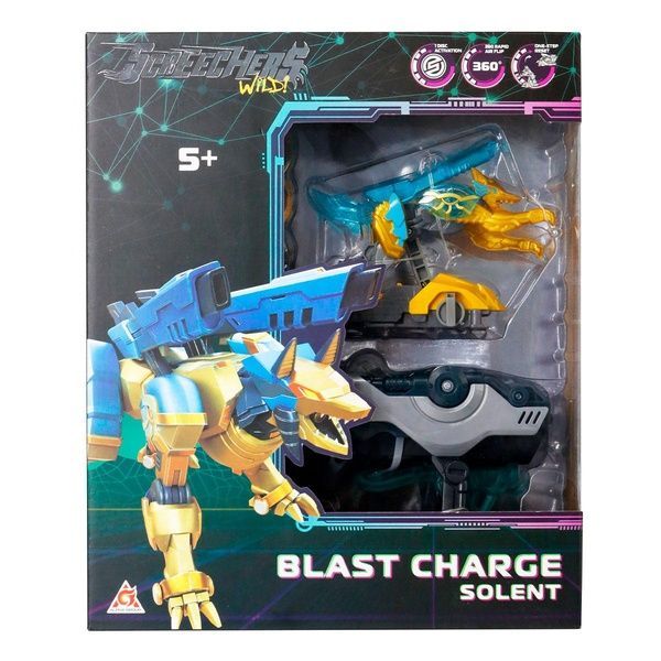 Screechers Wild Blast Charge Solent S5 L1 V2 Машинка-трансформер скрічер Солент KS686114 фото
