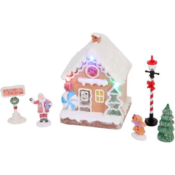 Christmas Decoration - декор з підсвічуванням у вигляді пряникового будиночку 3219600 фото
