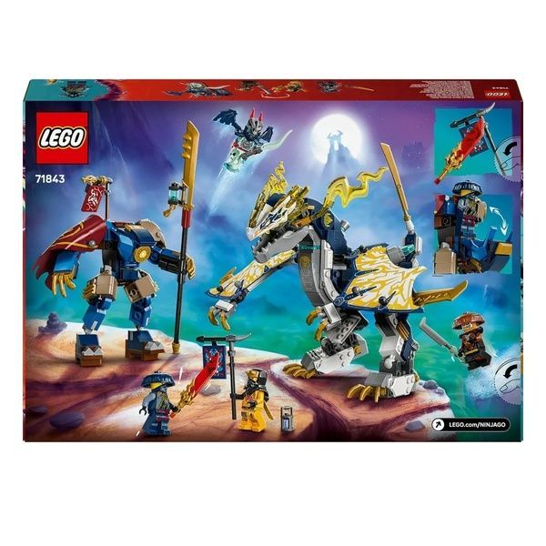 LEGO NINJAGO Розбійник: Робот-вершник на драконі 71843 71843 фото