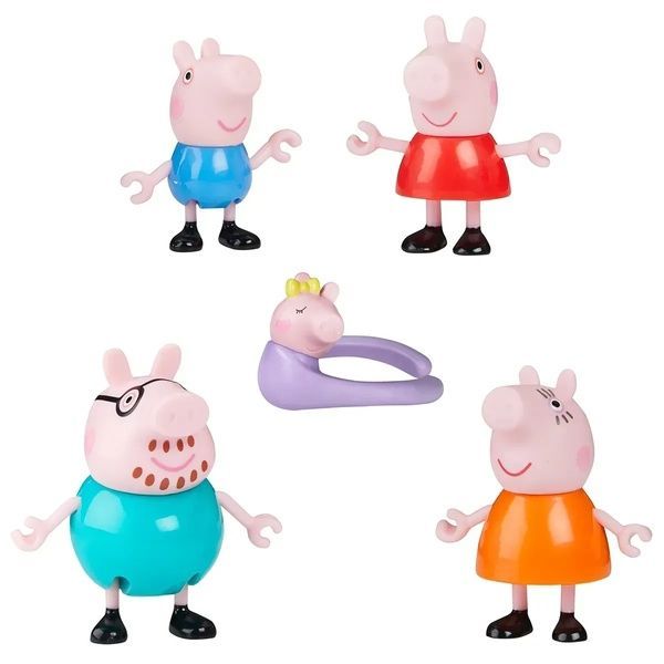 Набор фигурок Peppa`s Family of five Игровой набор Большая семья Свинки Пеппы G0506 фото