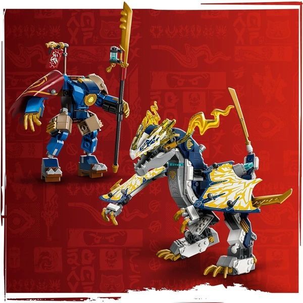LEGO NINJAGO Розбійник: Робот-вершник на драконі 71843 71843 фото