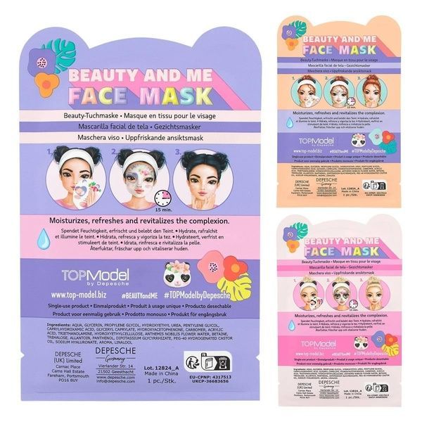 TOP Model Маска для лица Face Mask Animal Beauty and Me 12824 фото