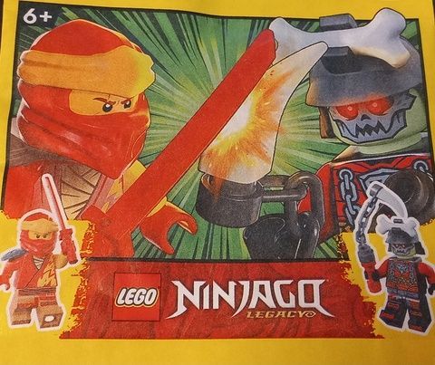 Минифигурка коллекционная LEGO Ninjago 112324 Картонное бокс kai vs skeleton king 112324 фото
