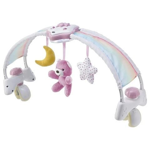 Chicco Игровая музыкальная панель на кровать "Веселочное сияние" розовая 10473.2 фото