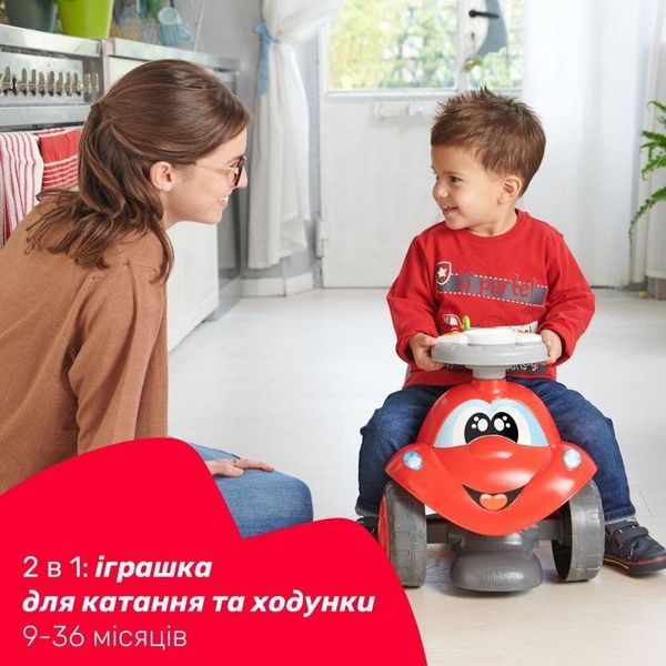 Chicco іграшка машинка для катання та ходунки 2 в 1 Eco+ "Біллі" 11211.00 фото
