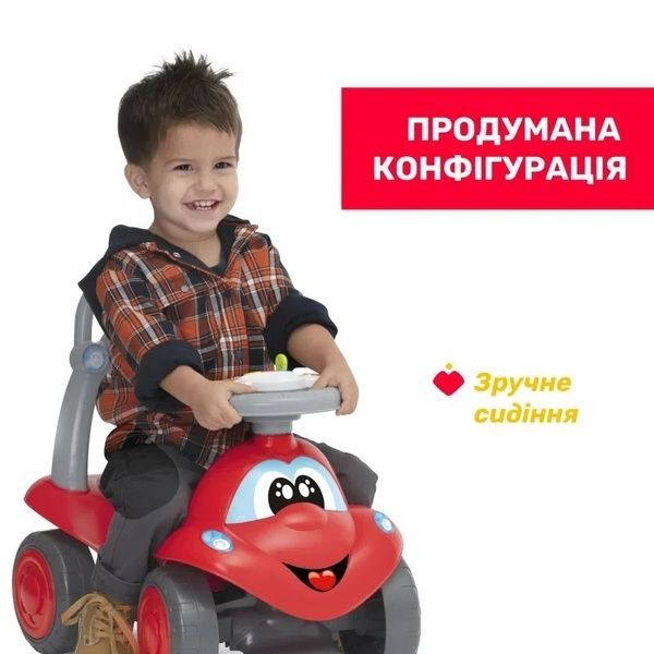 Chicco іграшка машинка для катання та ходунки 2 в 1 Eco+ "Біллі" 11211.00 фото