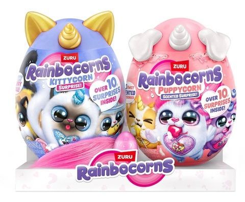 ZURU Мягкая игрушка-сюрприз Rainbocorns Combo 2 в 1 Kittycorn & Puppycorn Surprise 92123 92123 фото