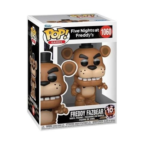 Funko Pop Фигурка Фанко Поп серии 5 ночей с Фредди: 10 лет" - Фредди" 87116 фото
