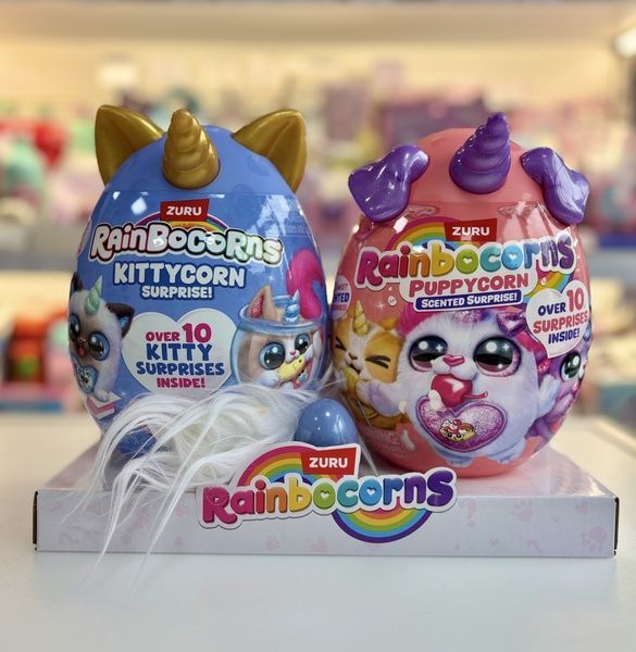 ZURU Мягкая игрушка-сюрприз Rainbocorns Combo 2 в 1 Kittycorn & Puppycorn Surprise 92123 92123 фото