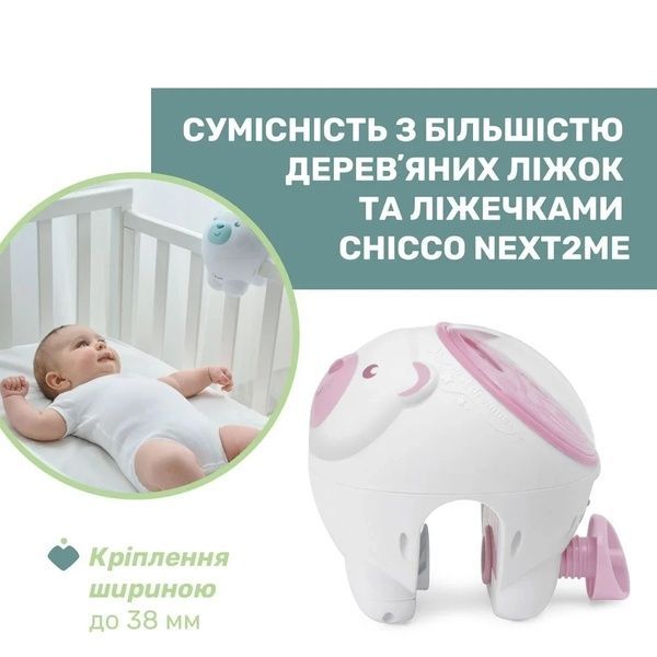 Іграшка-проектор "Полярне ведмежа" рожеве 11558.2 фото