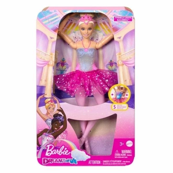 Кукла Barbie Dreamtopia Сверкающая Балерина HLC25 фото