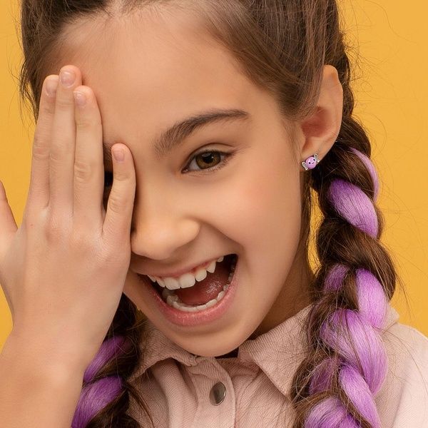 UmaUmi Сережки-пусети LIL вухоніг mini 219578001613 фото