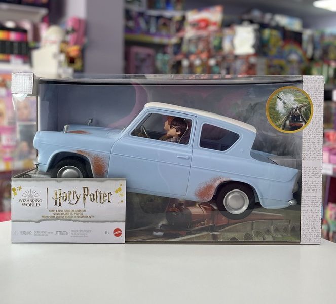 Harry Potter Гаррі Поттер - Літаюча машина з Гаррі і Роном з машиною Ford Anglia HHX03 HHX03 фото