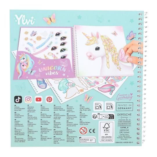 TOP Model стікербук Dress Me Up Ylvi Unicorn 13750 13750 фото