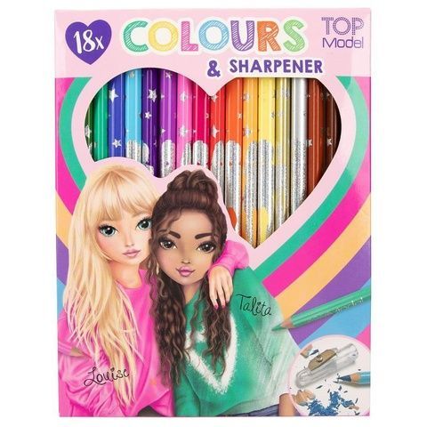 Набор цветных карандашей Top Model с точилкой 18 шт 12215 12215 фото