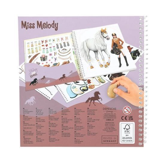Стікербук Top Model Dress me Up Miss Melody 12863 12863 фото