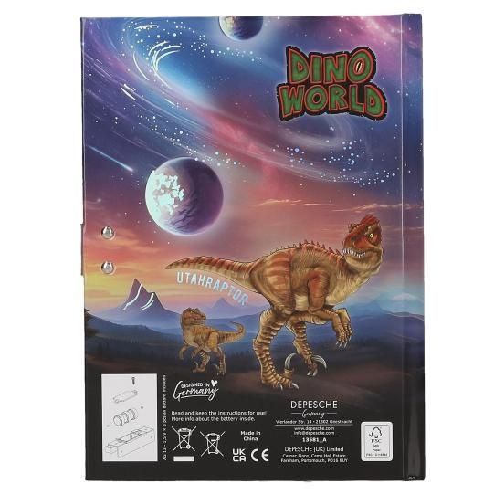 DINO WORLD Дневник на кодовом замке со звуком 13581 13581 фото